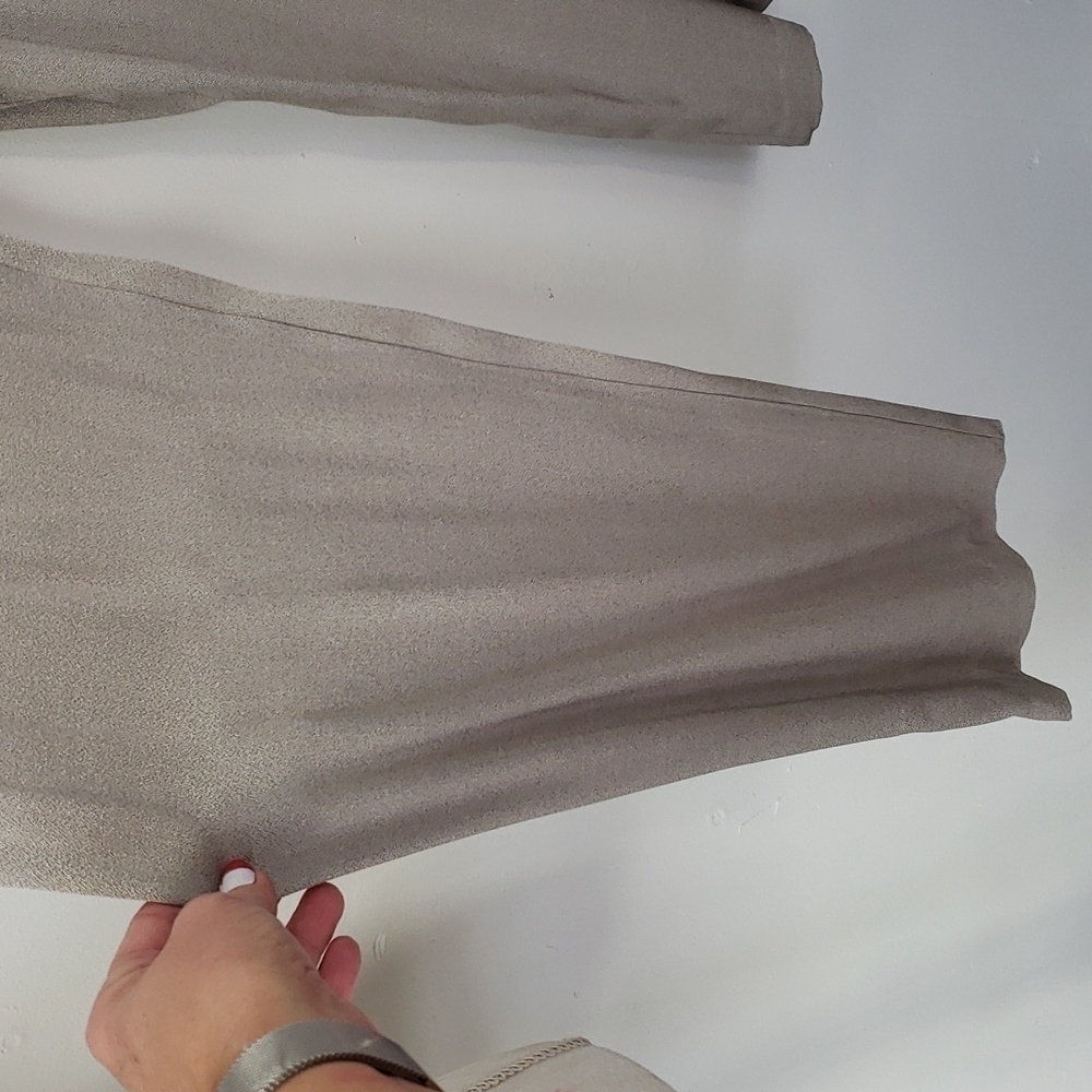 Vintage 90s Jaclyn Smith Signature Satin Dress Party Trousers L NWT Deadstock - Picture 3 of 16